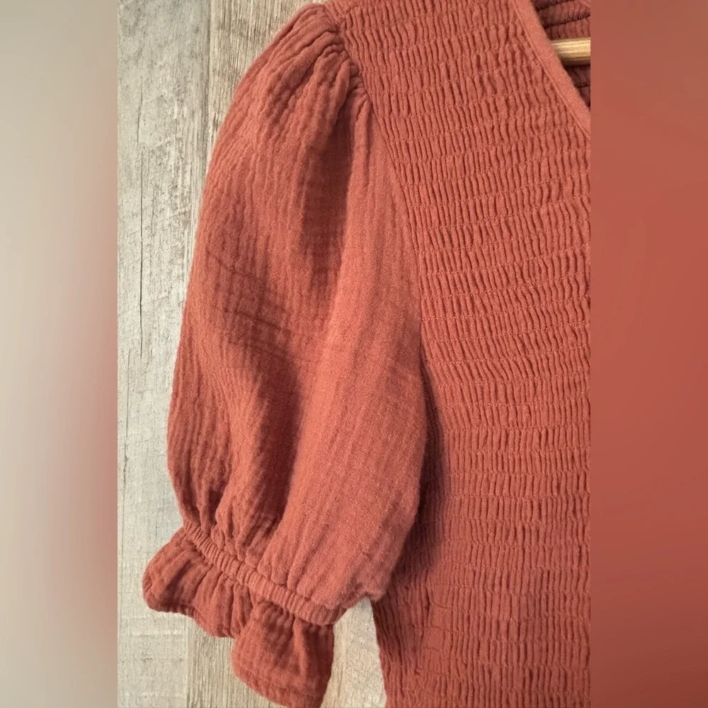 Christy Dawn Brooklyn EUC in organic cotton terracotta/rust color - Picture 3 of 5